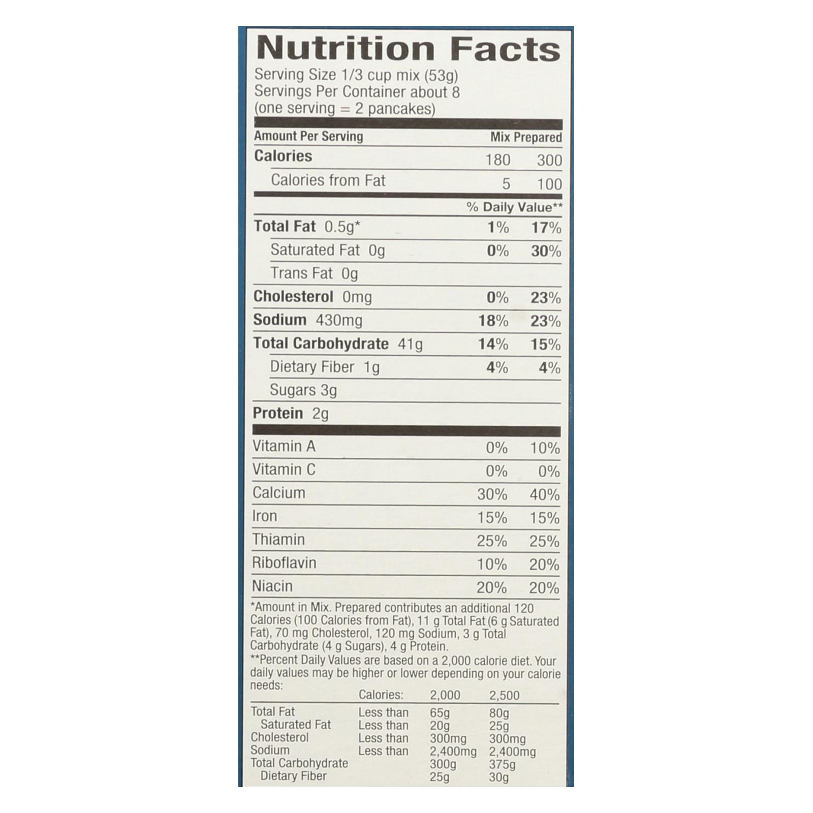 King Arthur Pancake Mix, Case Of 6, 15 Oz. - Image 3