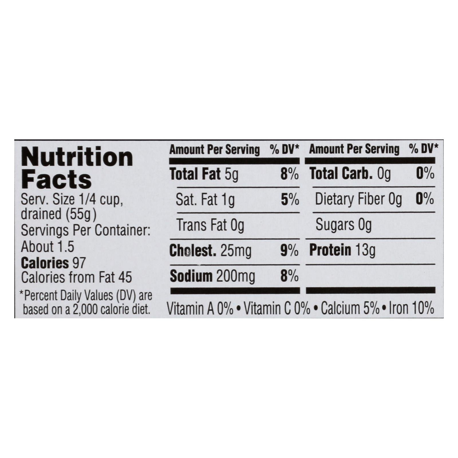 Season Brand Sardines, Skinless And Boneless, In Water, Salt Added, 3.75 Oz, Case Of 12 - Image 3