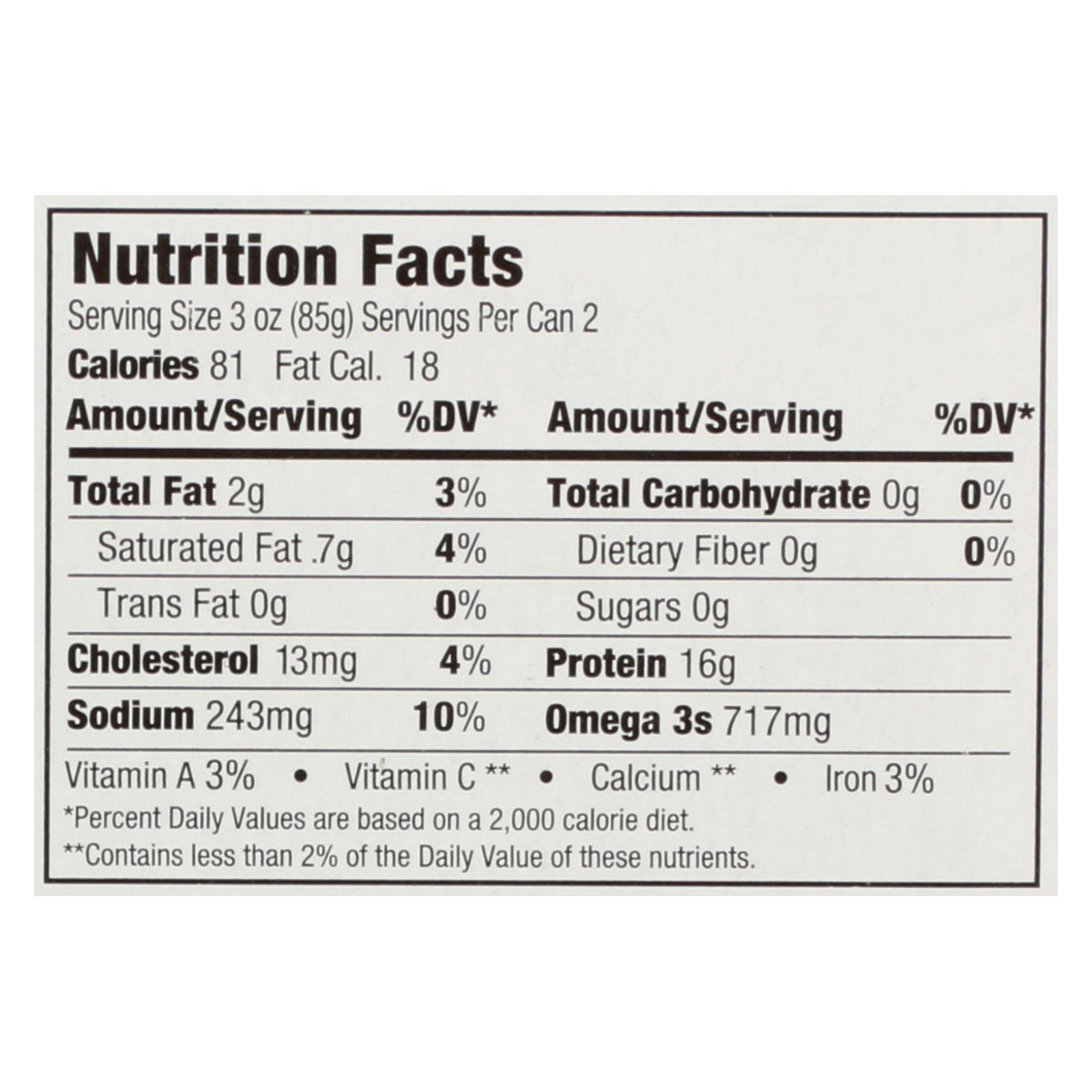 Henry And Lisa's Natural Seafood Wild Alaskan Pink Salmon, Case Of 12, 6 Oz. - Image 3