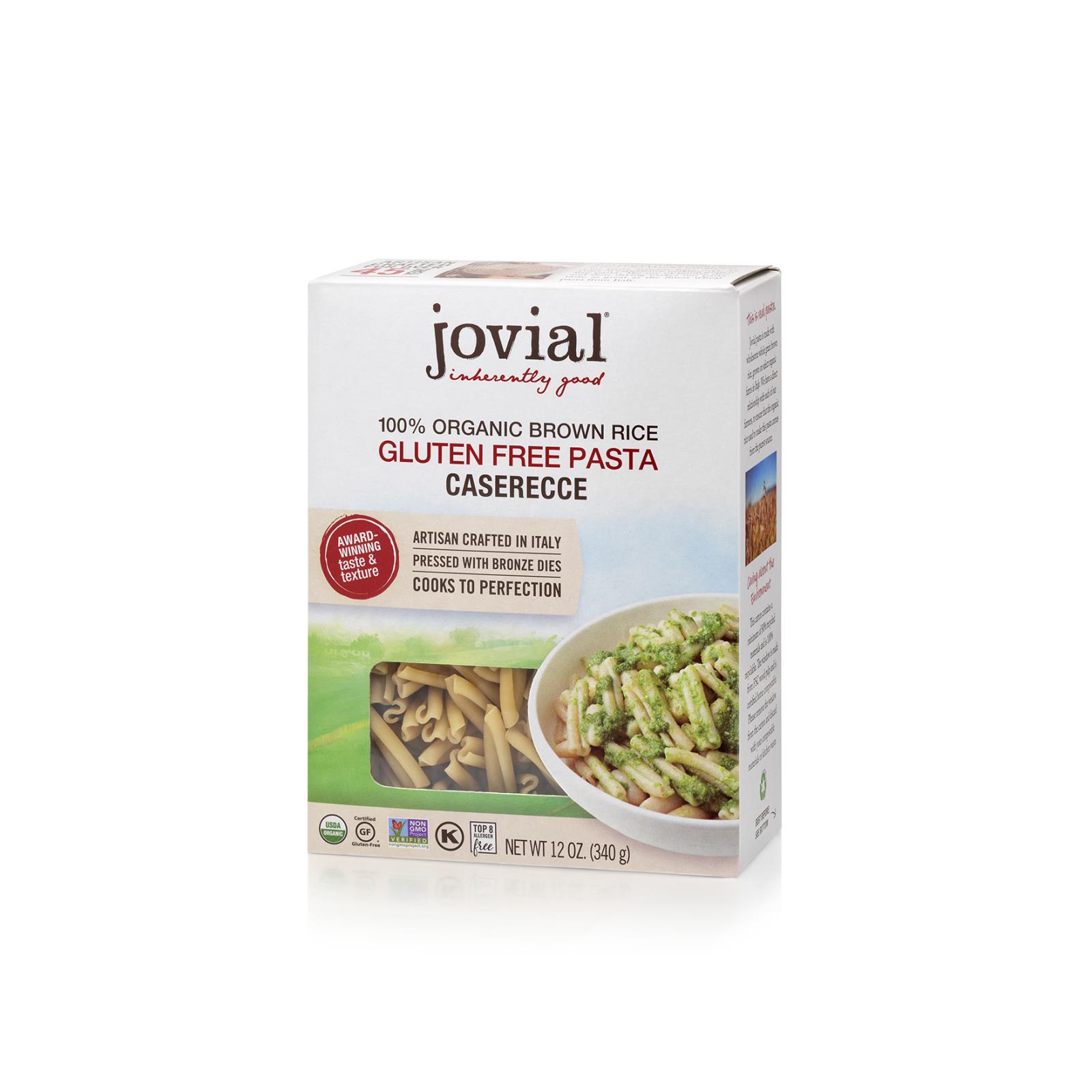 Jovial, Gluten Free Brown Rice Pasta, Caserecce, Case Of 12, 12 Oz. - Image 4