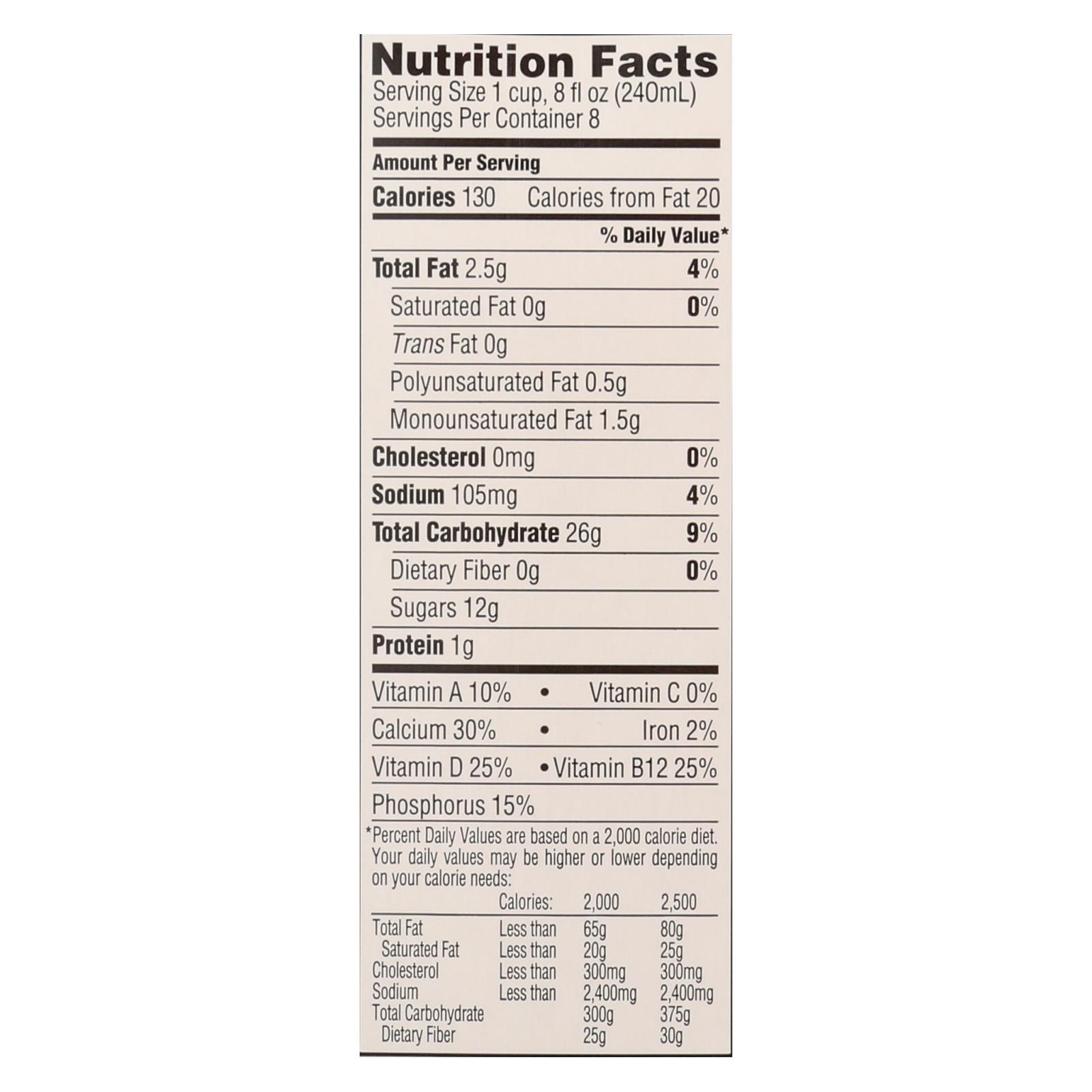 Rice Dream Original Rice Drink, Enriched Vanilla, Case Of 8, 64 Fl Oz. - Image 2