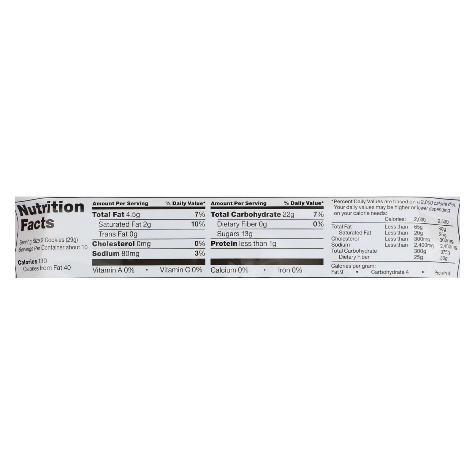 Glutino Creme Cookies, Vanilla, Case Of 12, 10.5 Oz. - Image 3