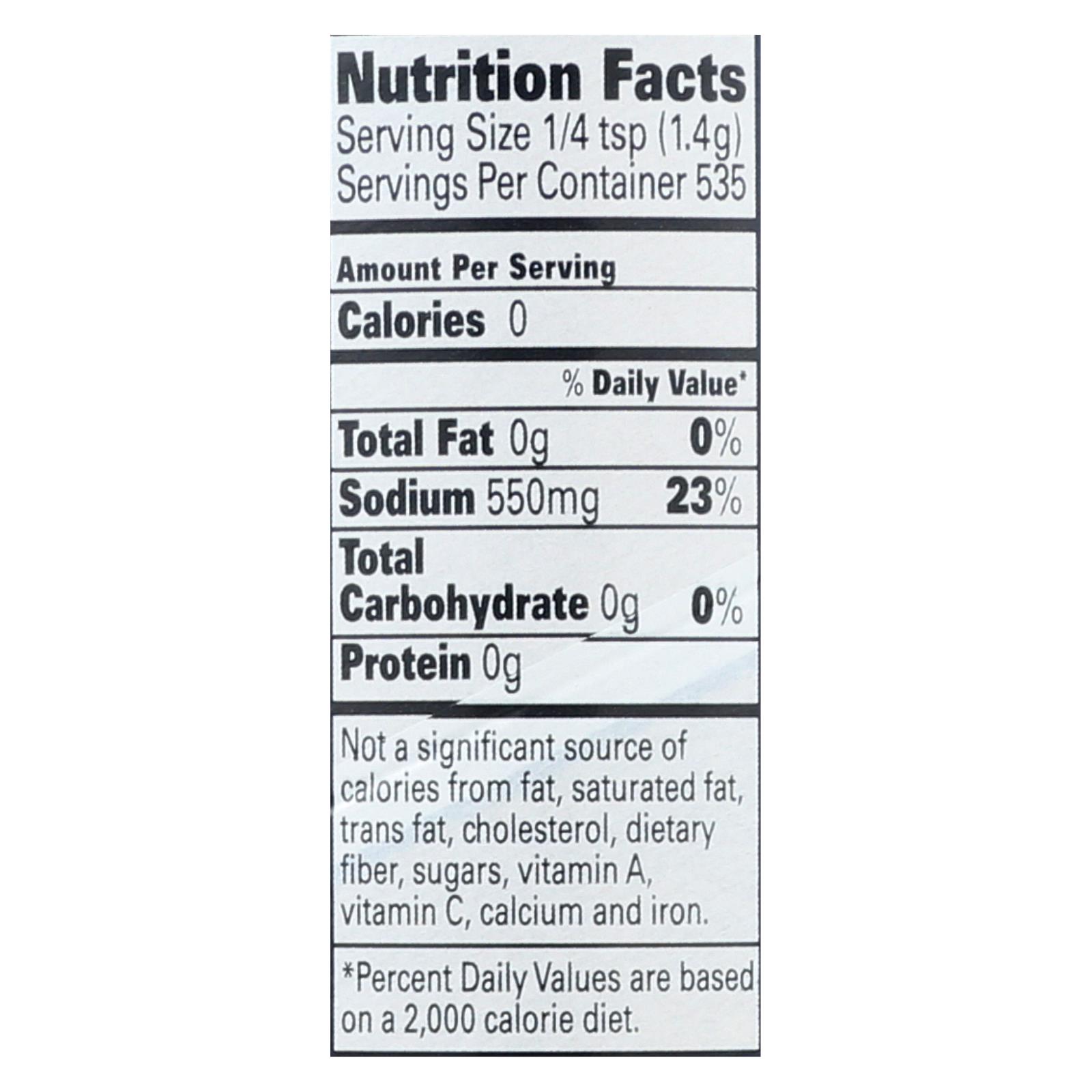 La Baleine Sea Salt Sea Salt, Fine, 26.5 Oz, Case Of 12 - Image 2
