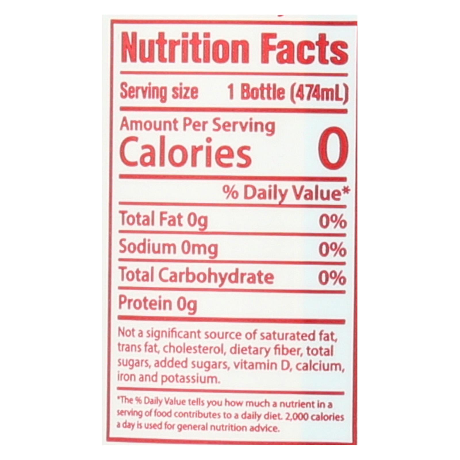 Hint Peach Water, Peach, Case Of 12, 16 Fl Oz. - Image 2