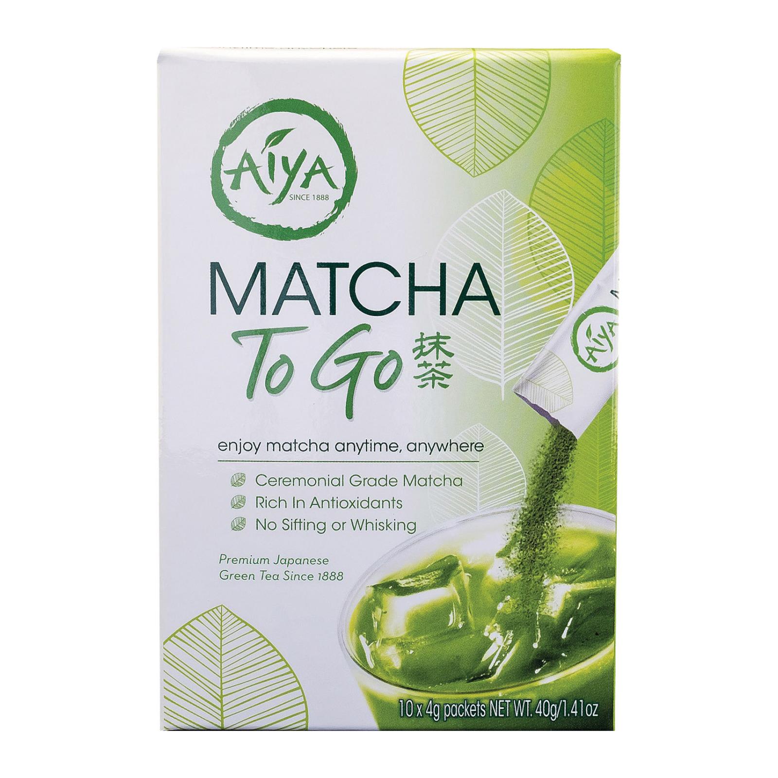 Aiya Tea, Stick, Matcha To Go, Case Of 8, 10 Count - Image 3