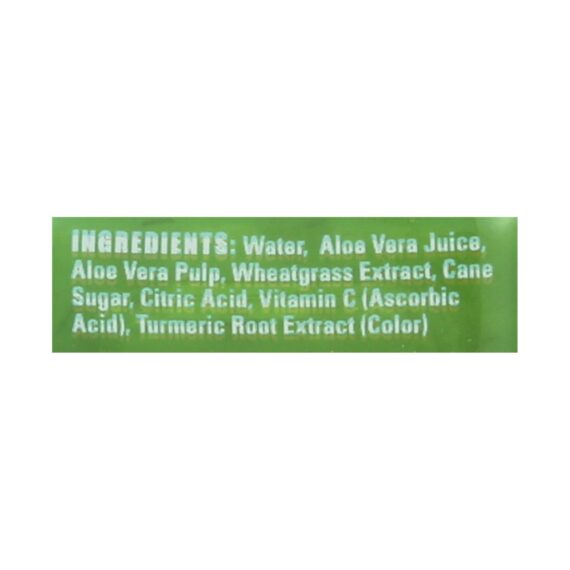 Alo Original Awaken Aloe Vera Juice Drink , Wheatgrass, Case Of 12, 16.9 Fl Oz. - Image 3