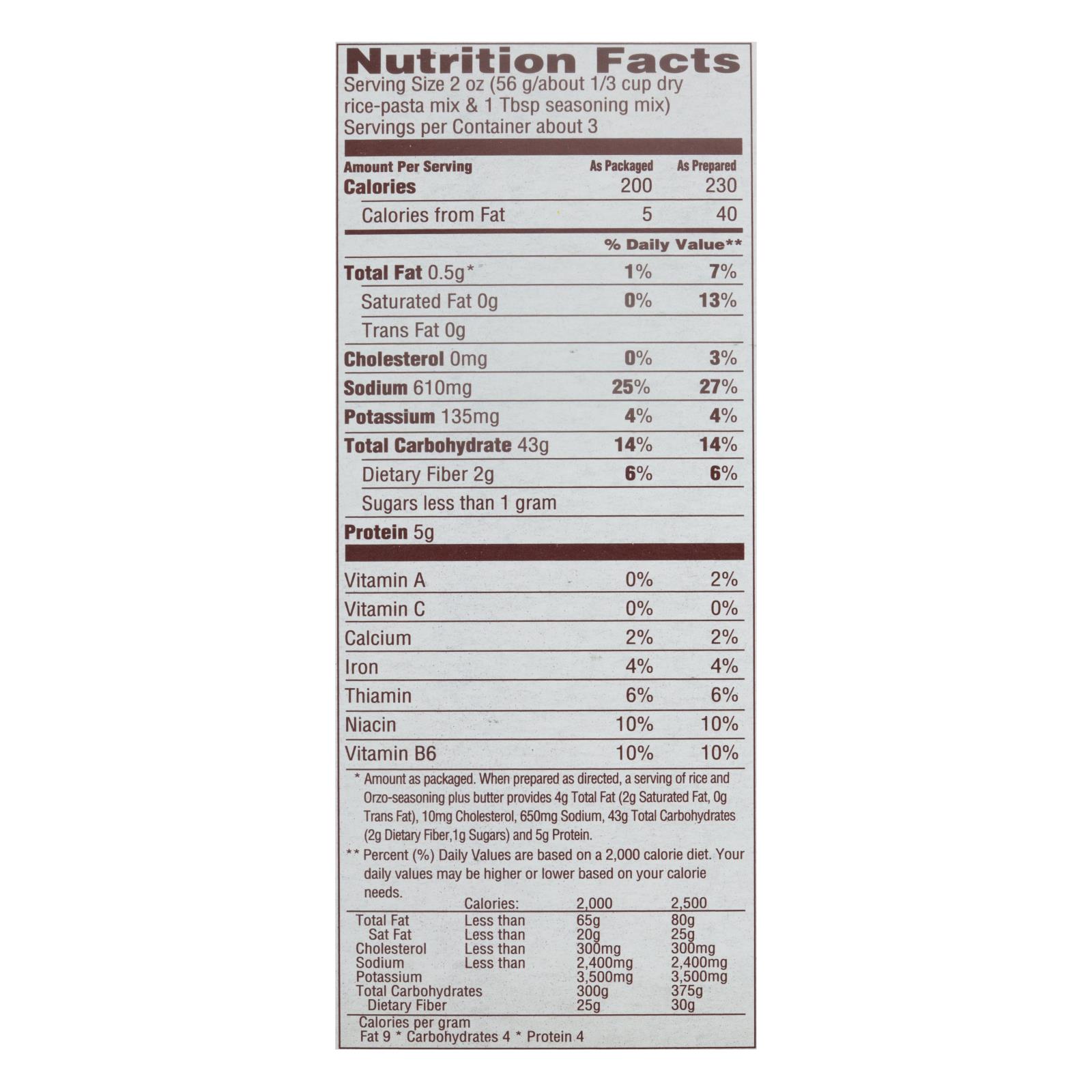 Near East Long Grain & Wild Rice, Garlic, Case Of 12, 5.9 Oz - Image 2