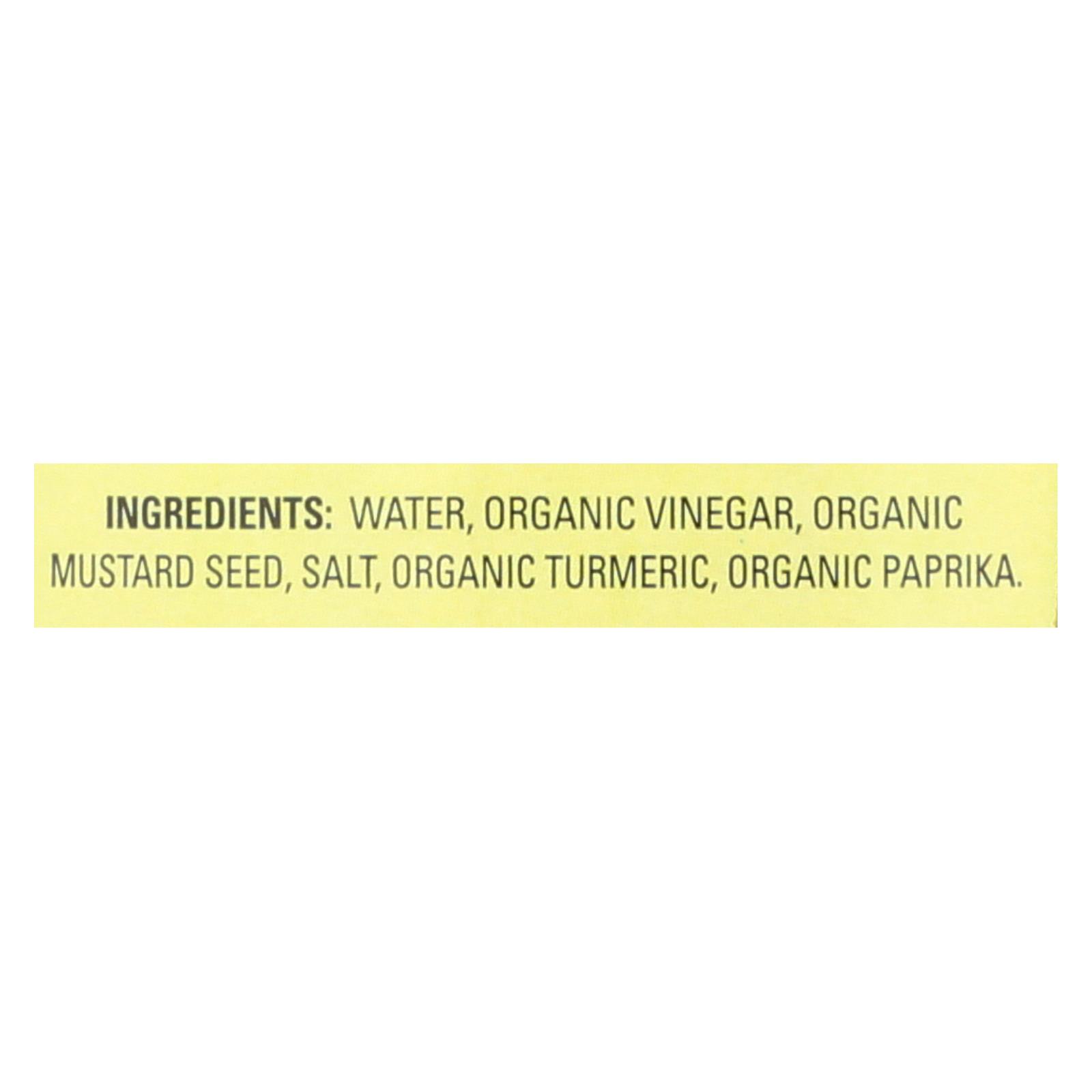 Organic Ville Organic Yellow, Mustard, Case Of 12, 12 Oz. - Image 2