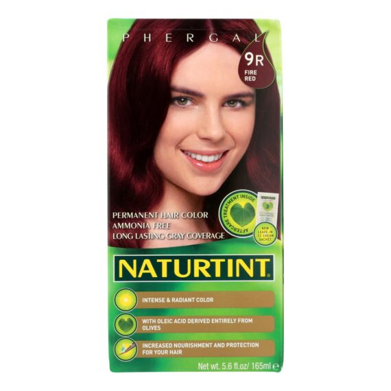 Naturtint Hair Color, Permanent, 9r, Fire Red, 5.28 Oz