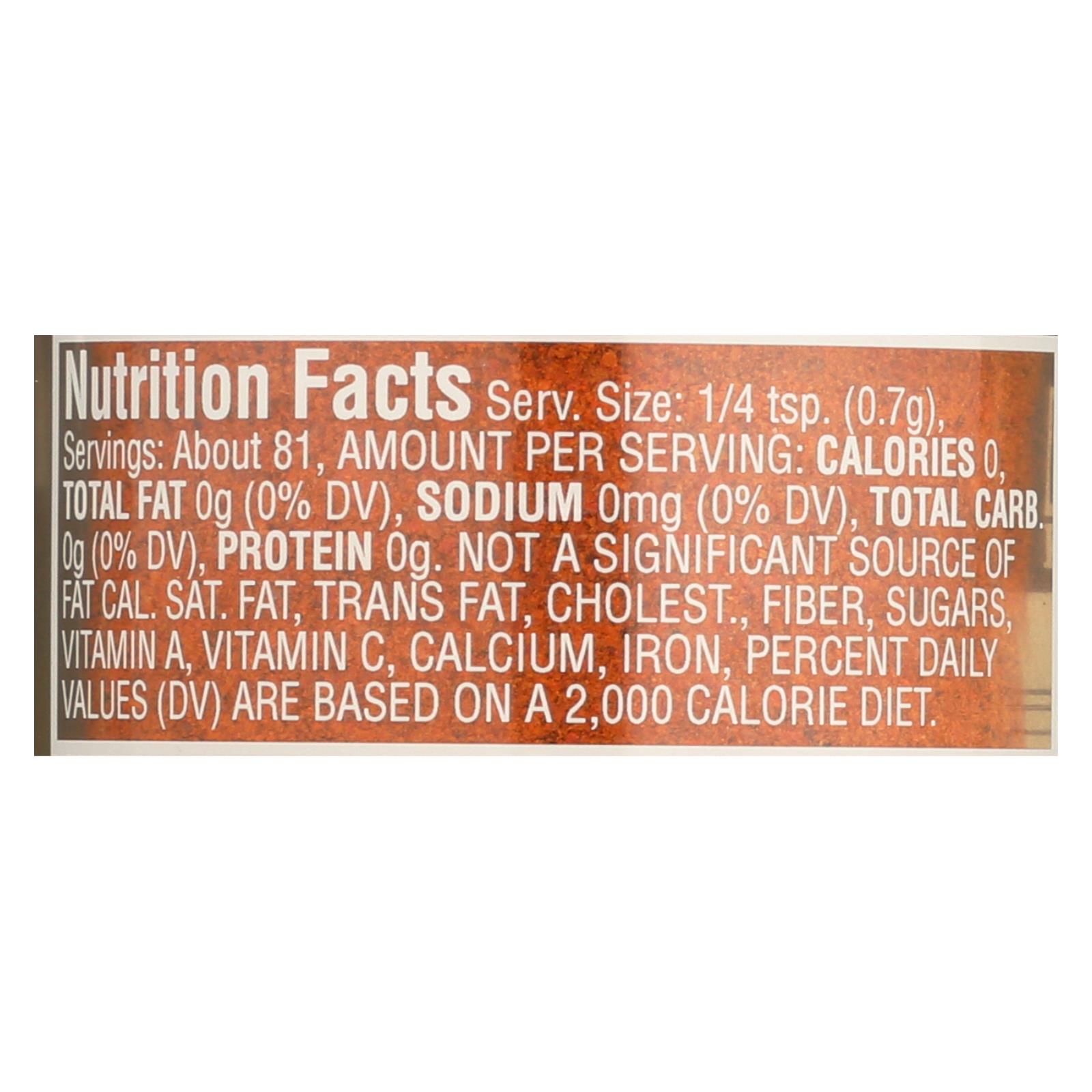 Morton And Bassett Organic Cayenne Pepper, Cayenne Pepper, Case Of 3, 2 Oz. - Image 3
