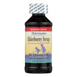 Herbs For Kids Eldertussin Elderberry Syrup, 4 Oz