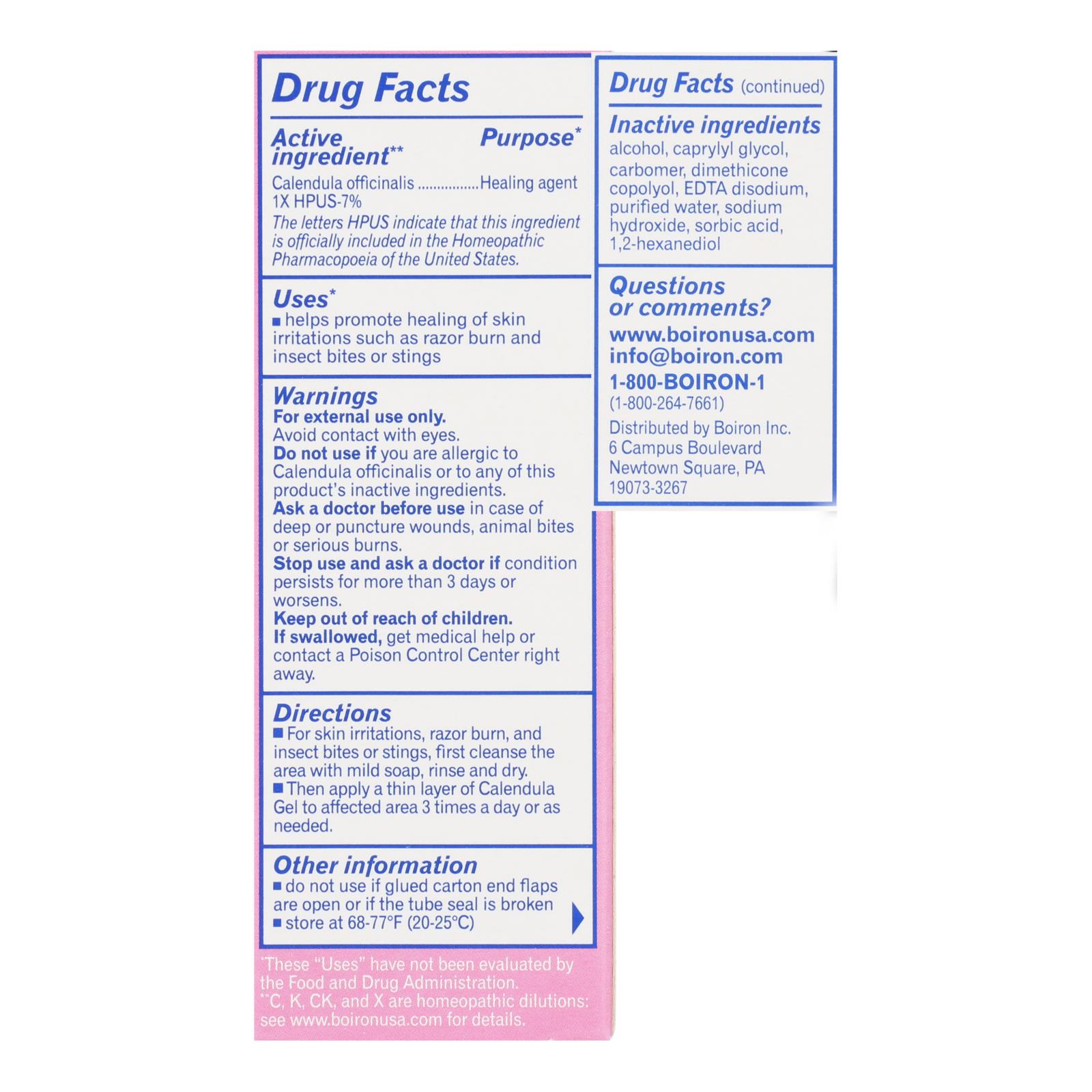 Boiron, Calendula Gel, 1.5 Oz - Image 2