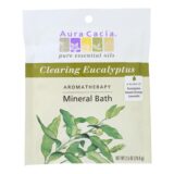 Aura Cacia, Aromatherapy Mineral Bath Eucalyptus Harvest, 2.5 Oz, Case Of 6