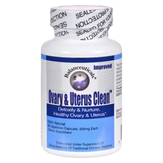 Balanceuticals Ovary And Uterus Clean, 500 Mg, 60 Capsules