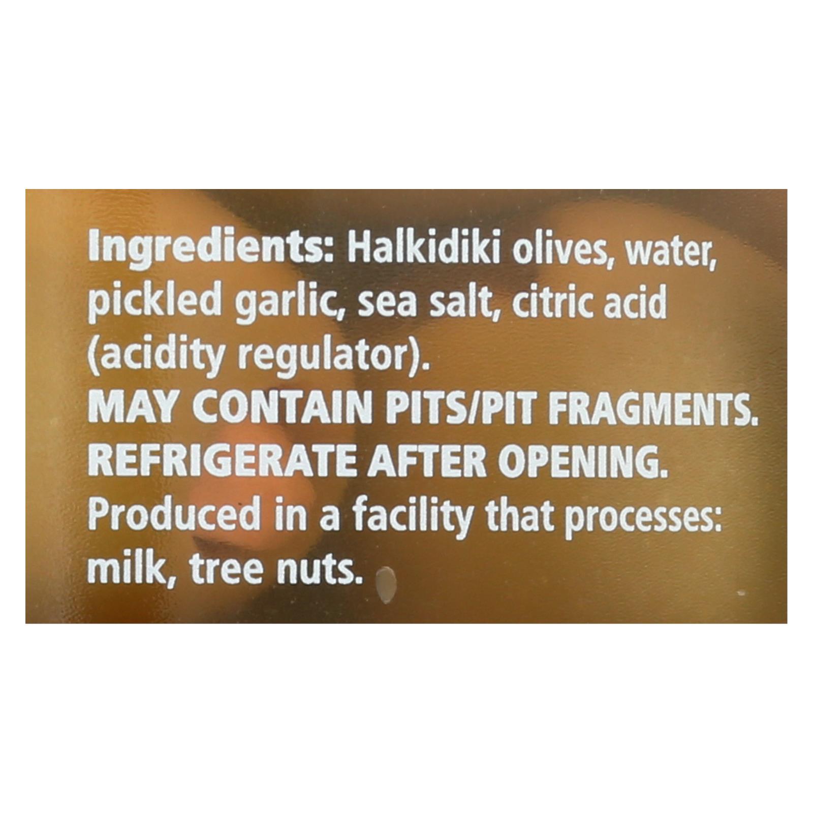 Divina, Green Olives Stuffed With Garlic, Case Of 6, 7.8 Oz. - Image 2