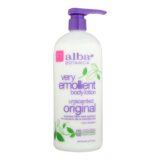 Alba Botanica, Very Emollient Body Lotion, Unscented, 32 Fl Oz