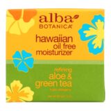 Alba Botanica, Hawaiian Aloe And Green Tea Moisturizer Oil-free, 3 Oz
