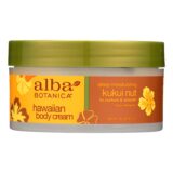 Alba Botanica, Hawaiian Body Cream Kukui Nut, 6.5 Oz