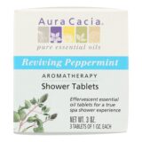 Aura Cacia, Reviving Aromatherapy Shower Tablets Peppermint, 3 Tablets