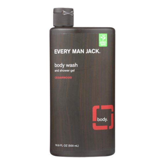 Every Man Jack Body Wash, Cedarwood, 16.9 Oz