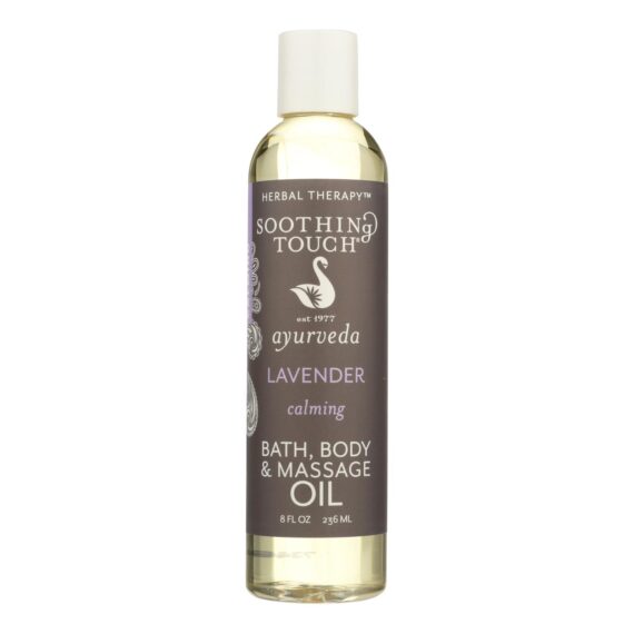 Soothing Touch Bath And Body Oil, Lavender, 8 Oz