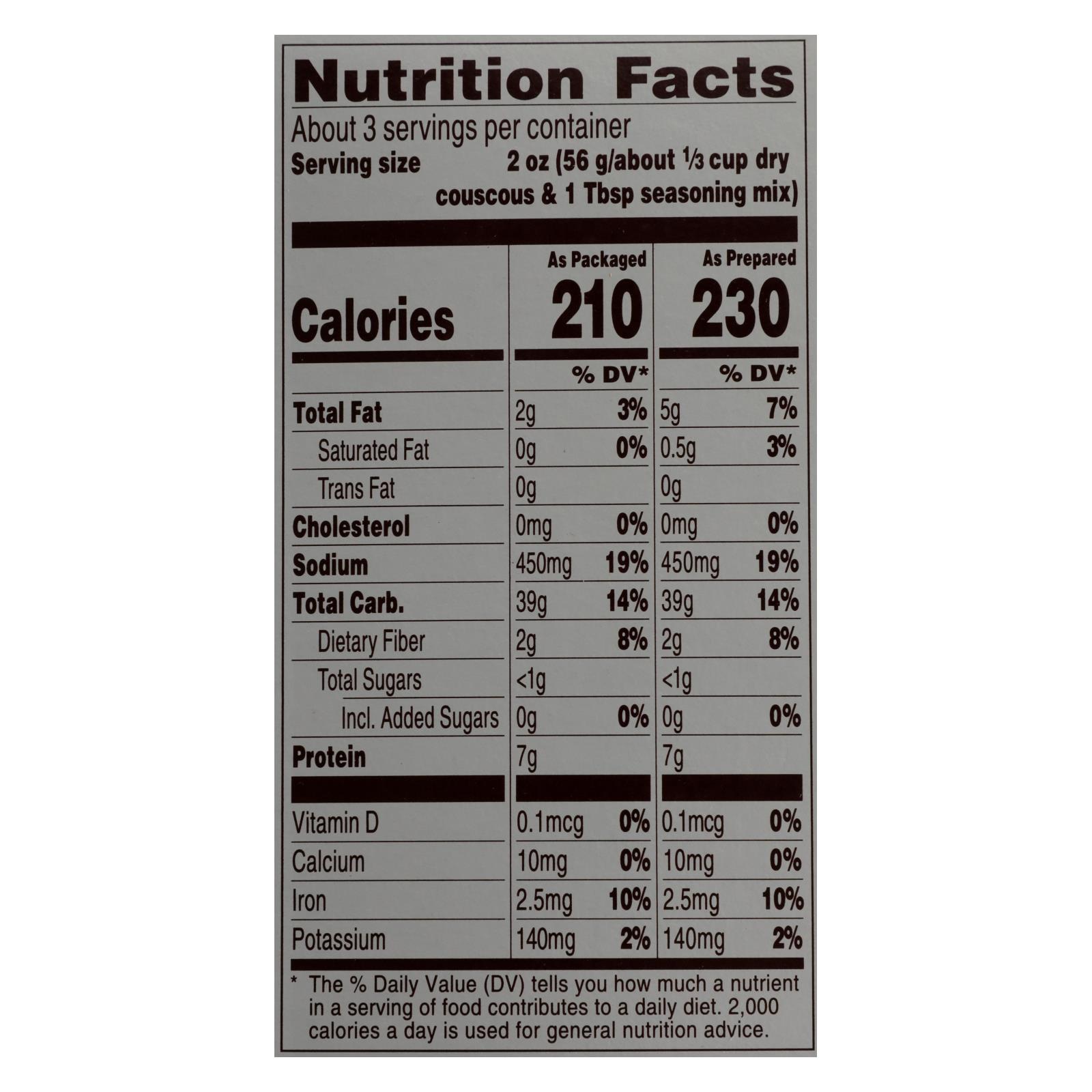 Near East Couscous Mix, Toasted Pine Nut, Case Of 12, 5.6 Oz. - Image 2