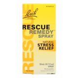 Bach Flower Remedies Essences Rescue Remedy Spray Original Flower, 0.7 Fl Oz