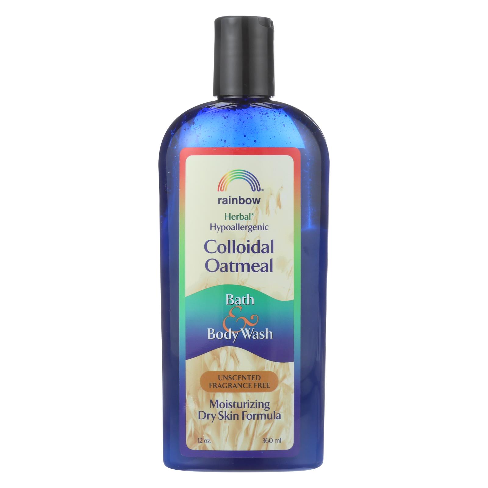 Rainbow Research Colloidal Oatmeal Bath And Body Wash, Fragrance Free, 12 Oz