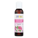 Aura Cacia, Aromatherapy Body Oil Comforting Geranium, 4 Fl Oz