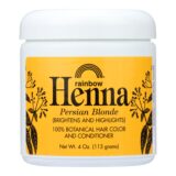 Rainbow Research Henna 100% Botanical Hair Color And Conditioner, Persian Blonde, 4 Oz