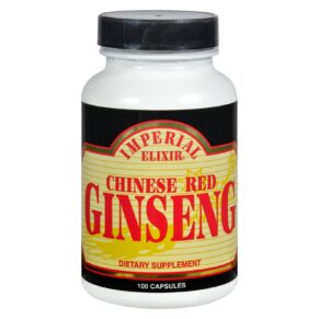 Imperial Elixir Chinese Red Ginseng, 100 Caps