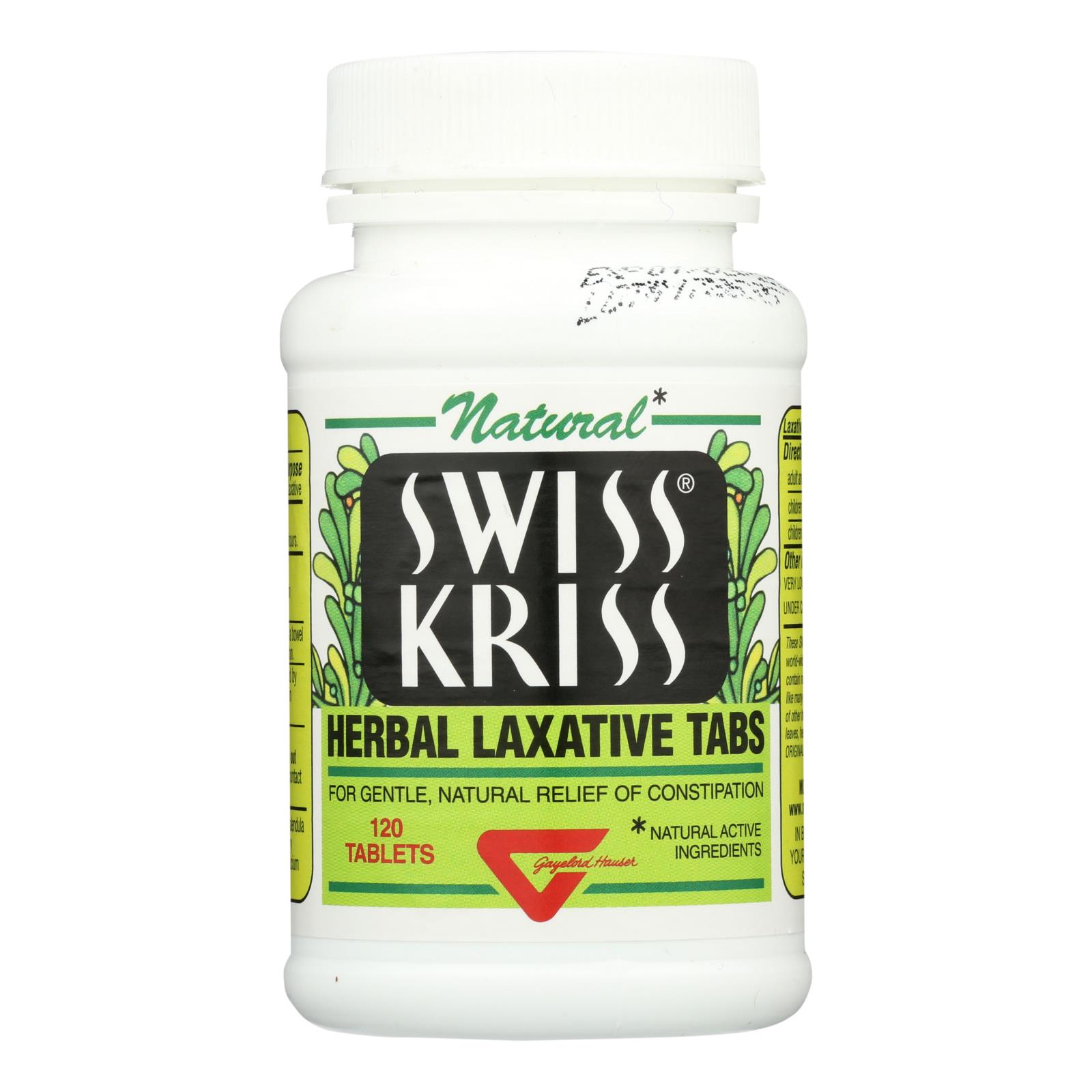Modern Natural Products Swiss Kriss Herbal Laxative, 120 Tablets