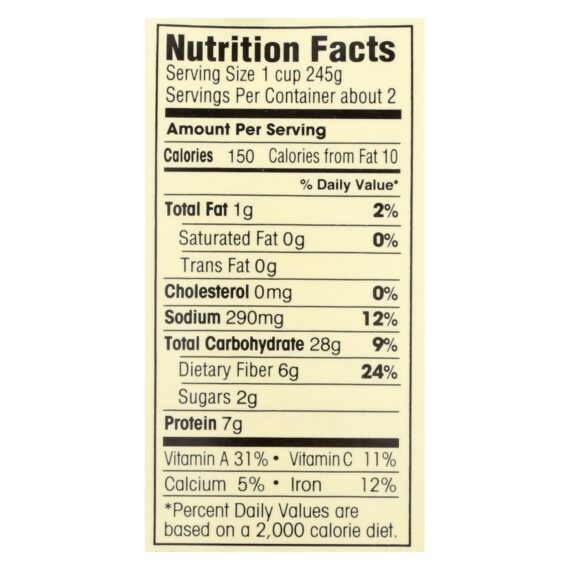 Dr. Mcdougall's Organic Black Bean Lower Sodium Soup, Case Of 6, 18 Oz. - Image 2