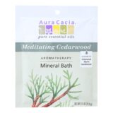 Aura Cacia, Aromatherapy Mineral Bath Meditation, 2.5 Oz, Case Of 6