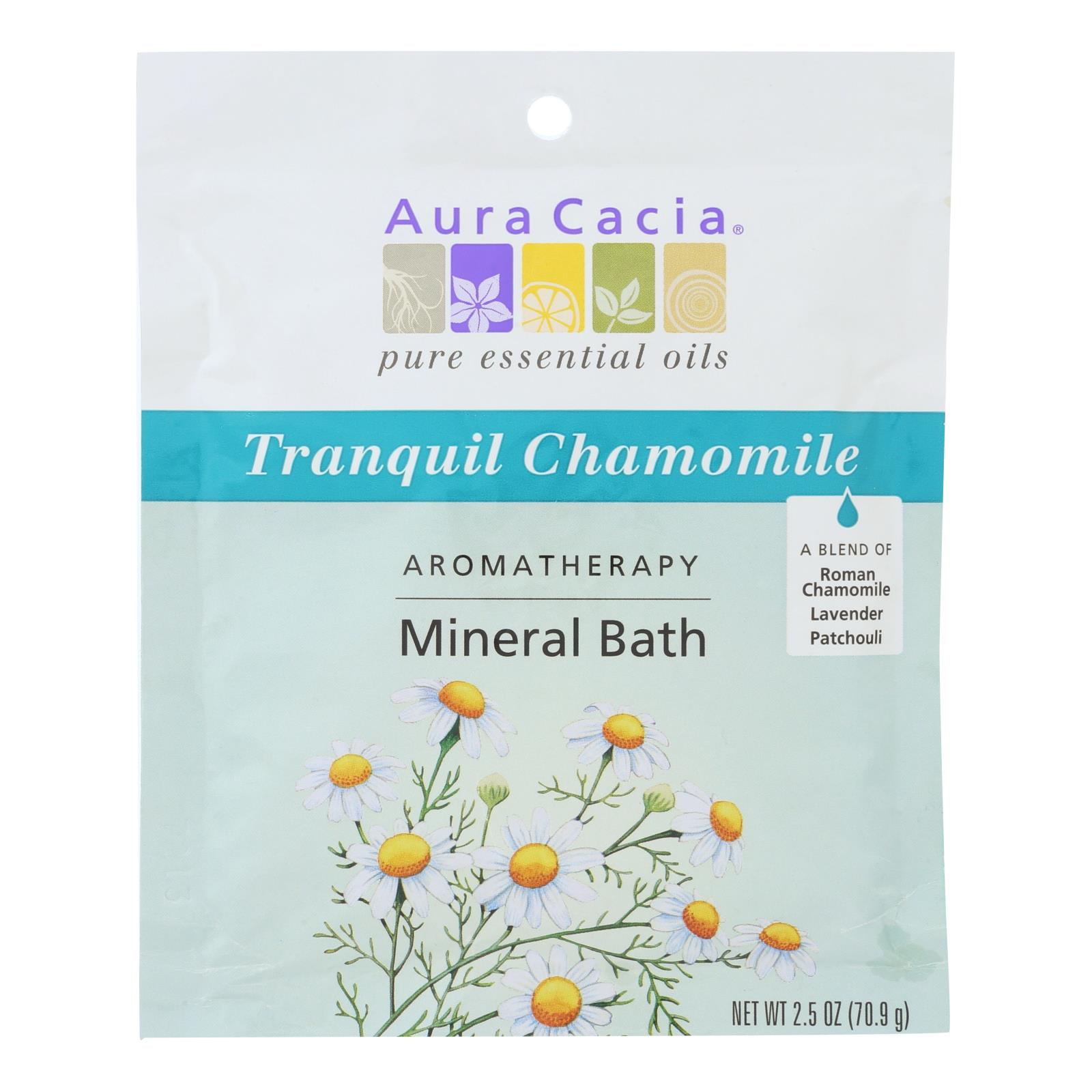 Aura Cacia, Aromatherapy Mineral Bath Tranquility, 2.5 Oz, Case Of 6