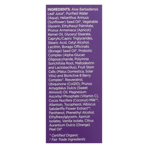 Andalou Naturals Cleansing Milk For Dry Sensitive Skin Apricot Probiotic, 6 Fl Oz - Image 2