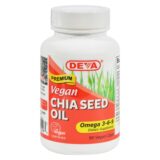 Deva Vegan Vitamins, Chia Seed Oil, 90 Vegan Capsules