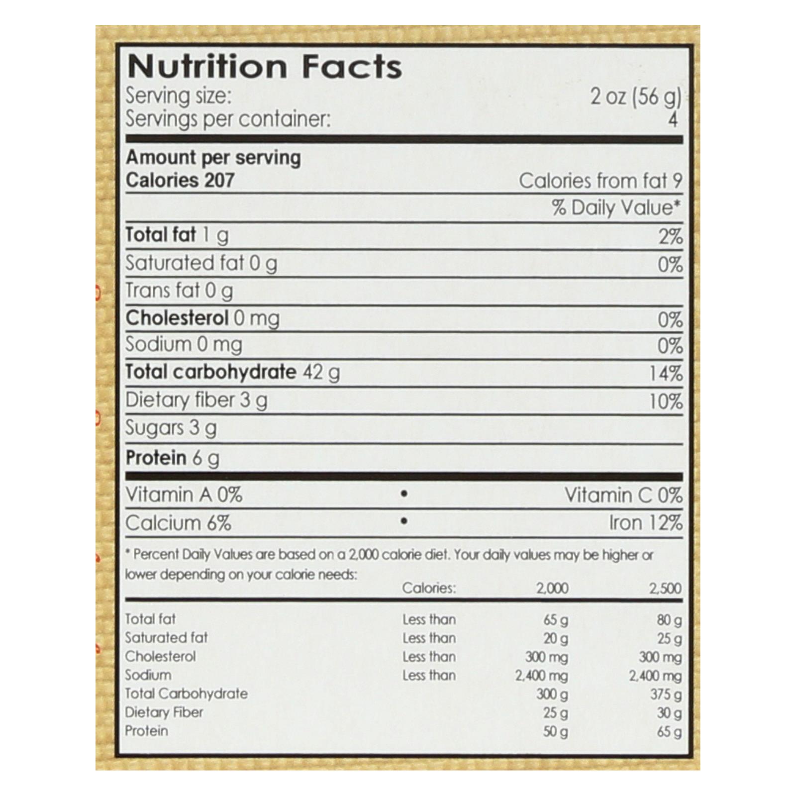 Andean Dream Gluten Free Organic Spaghetti Quinoa Pasta, Case Of 12, 8 Oz. - Image 3