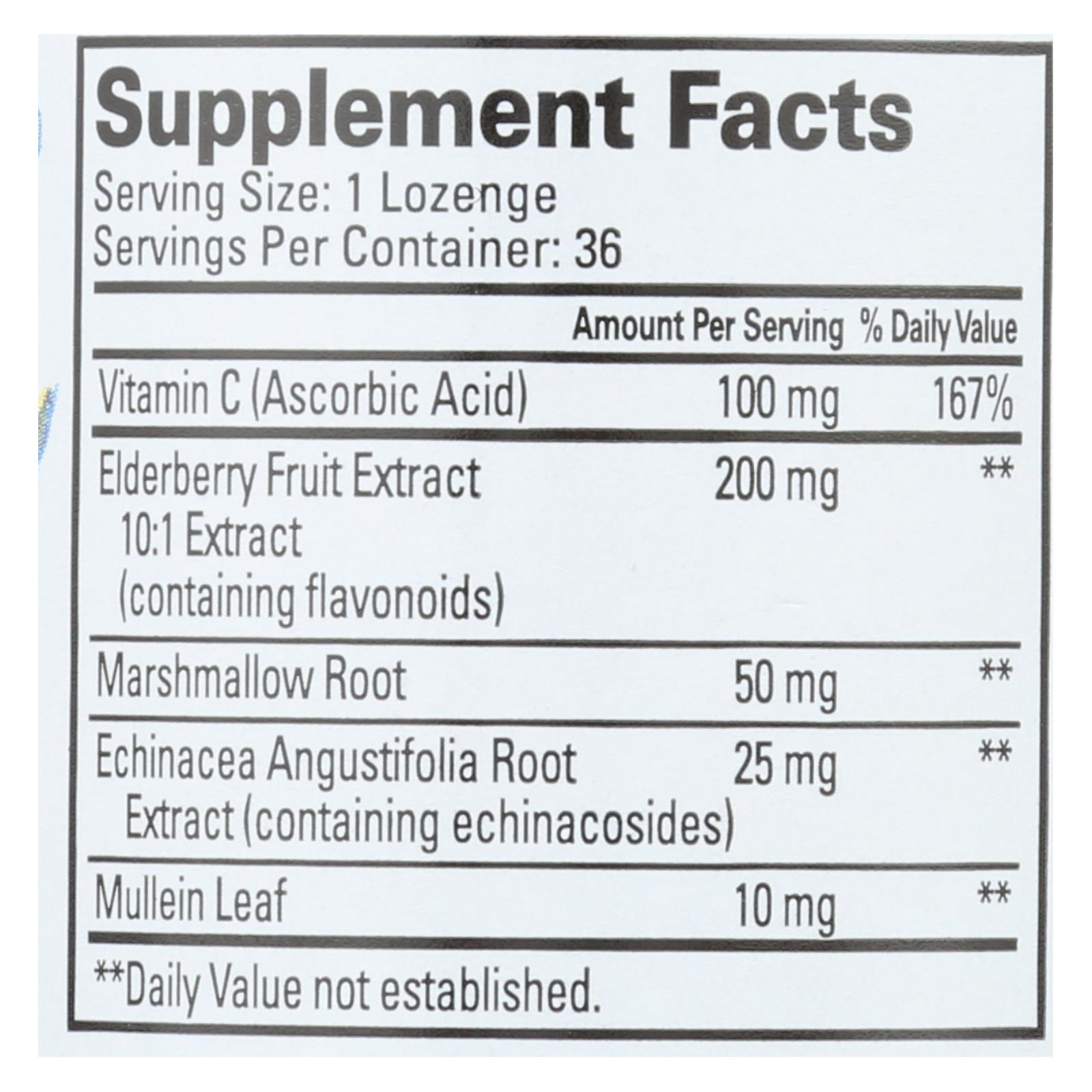 Quantum Elderberry Lozenges Raspberry, 36 Lozenges - Image 3
