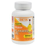 Deva Vegan Vitamins, Flaxseed Oil, 90 Vegan Capsules