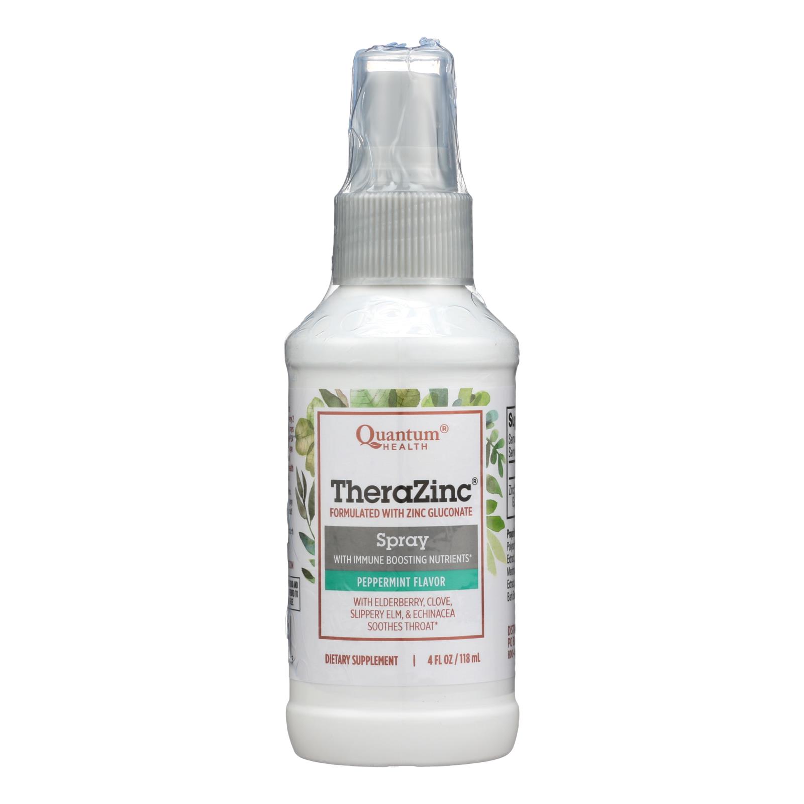 Quantum Therazinc Spray Peppermint Clove, 4 Fl Oz