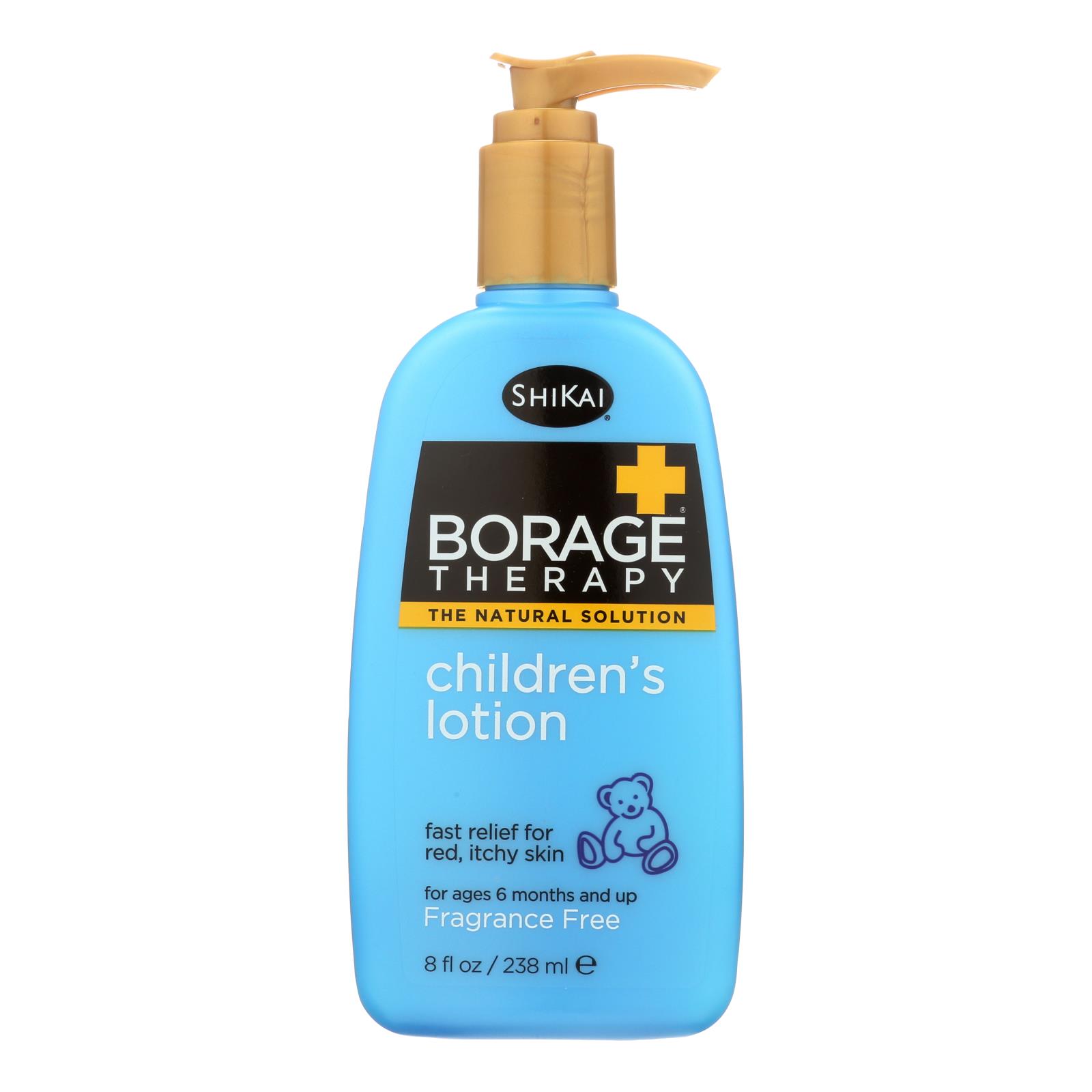 Shikai Borage Therapy Children's Lotion Fragrance-free, 8 Fl Oz
