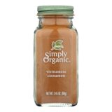 Simply Organic Cinnamon, Case Of 6, 2.45 Oz.