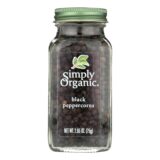 Simply Organic Black Peppercorns, Case Of 6, 2.65 Oz.
