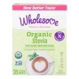 Wholesome Sweeteners Stevia, Organic, 35 Count, 1.23 Oz, Case Of 6