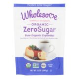 Wholesome Sweeteners Sweetener, All Natural, Calorie Free, Zero, Pouch, 12 Oz, Case Of 8