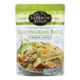 Saffron Road Simmer Sauce, Lemongrass Basil, Case Of 8, 7 Fl Oz.