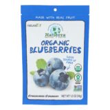 Natierra Fruit, Organic, Freeze Dried, Blueberries, 1.2 Oz, Case Of 12