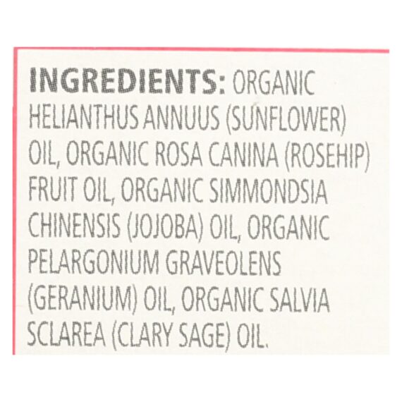 Aura Cacia, Organic Face Oil Serum, Rosehip, 1 Fl Oz - Image 2