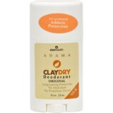 Zion Health Claydry Silk Deodorant, Original, 2.5 Oz